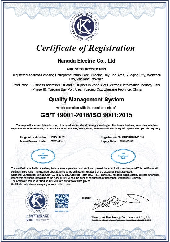 Certificates