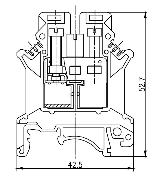 JHD5-16 - Feed-through terminal block