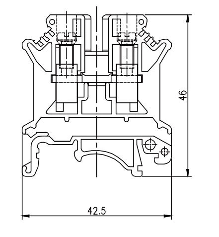 JHD5-6 - Feed-through terminal block