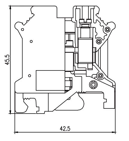 JHD5-6JD - Protective conductor terminal block