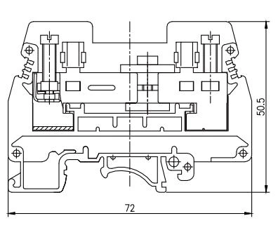 JHD5-6S - Test disconnect terminal block