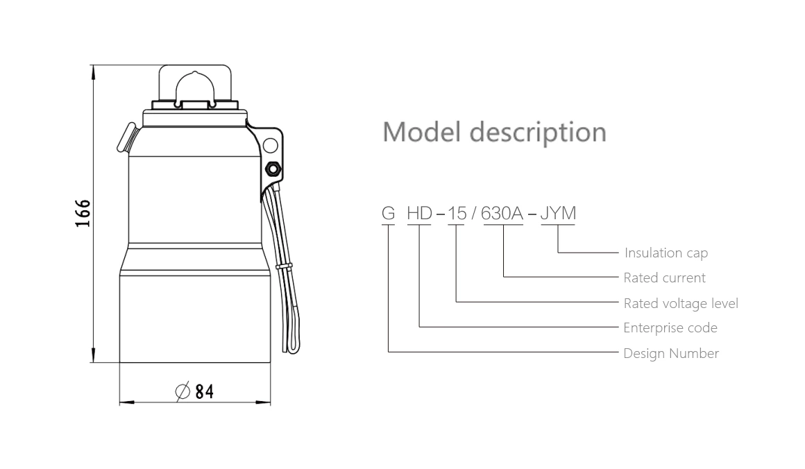 15 kV,630 A Insulating Cap
