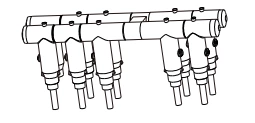Boîte de dérivation de câble 12 kV