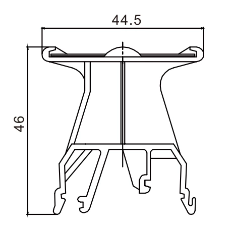 JHD5-B - Support de marqueur de bornier