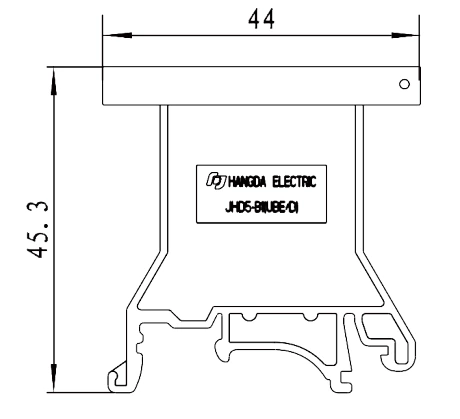 JHD5-B1(UBE/A) - Supports de marqueurs de bornier