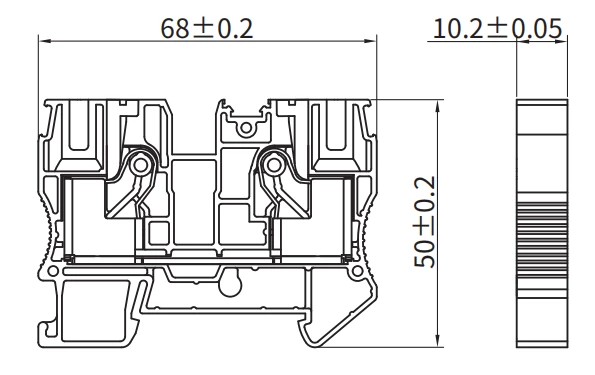 JHD1-10 - Feed-through terminal block