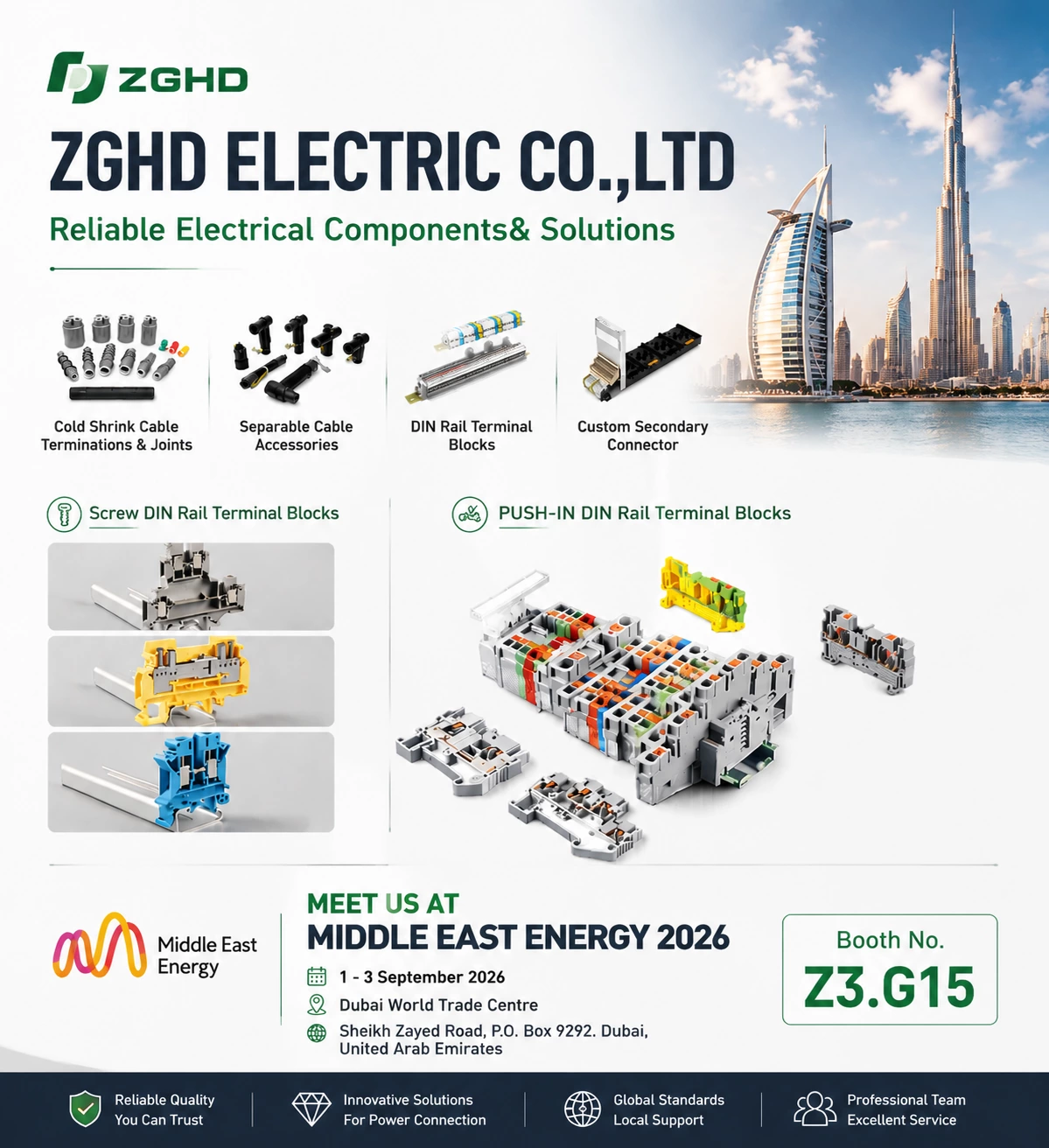 ZGHD Electric to Exhibit at Middle East Energy (MEE) 2026