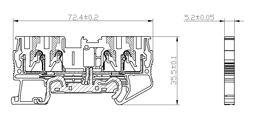 JHD1-2.5/2-2JD - Protective conductor terminal