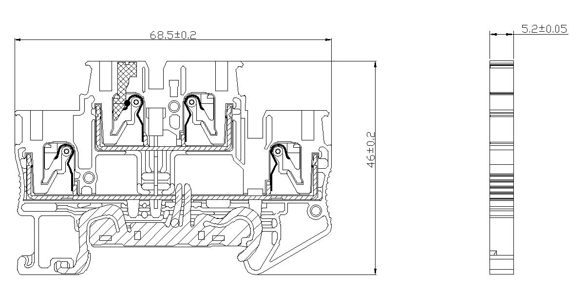 JHD1-2.5CJD - Protective conductor terminal