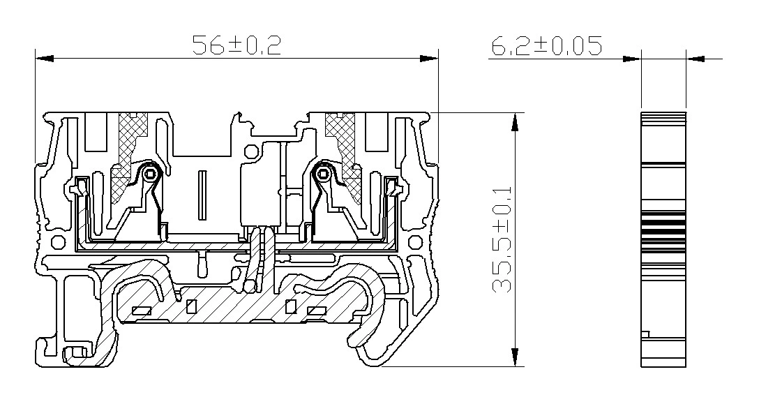 JHD1-4JD - Protective conductor terminal
